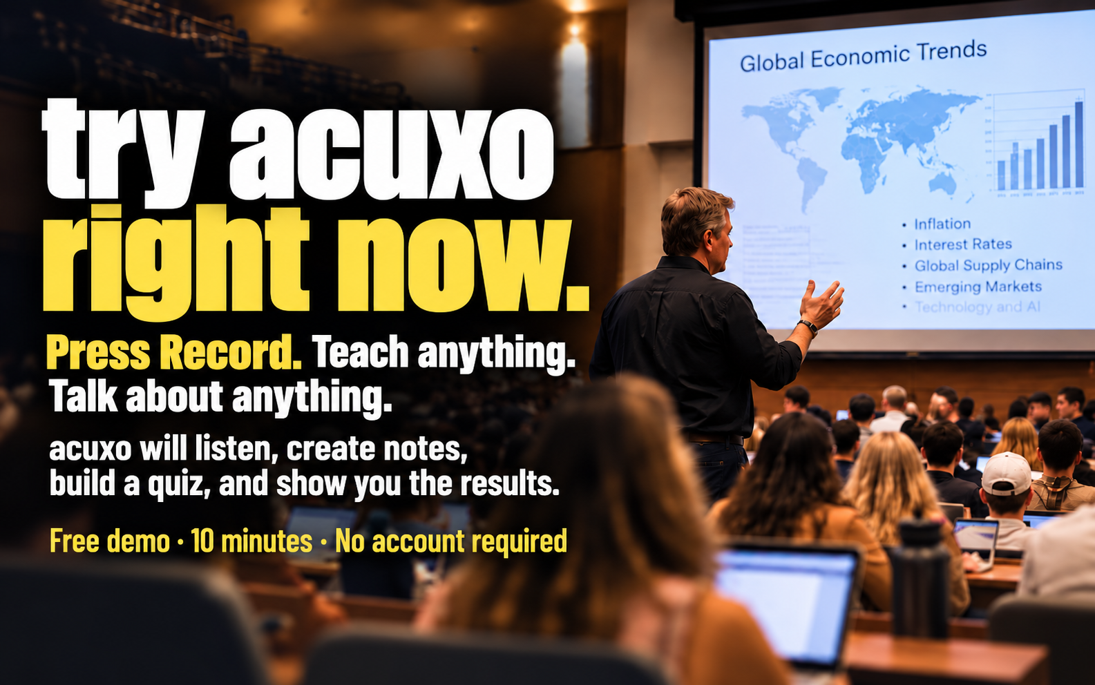 Try acuxo right now